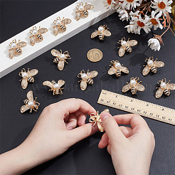 50Pcs Alloy Rhinestone Lapel Pins for Clothes&nbsp;JEWB-WA0001-03