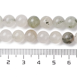 天然天山翠珪岩ビーズ連  ラウンド  8~8.5mm  穴：1mm  約47個/連  15.08インチ（38.3cm）&nbsp;G-C102-B02-02
