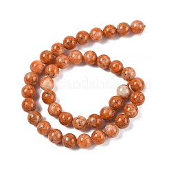 Natural Orange Calcite Beads Strands&nbsp;G-I247-10C-01