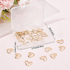 30Pcs Brass Linking Rings&nbsp;KK-BBC0001-60