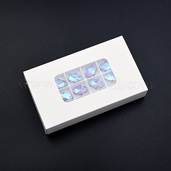 Electroplate Faceted Glass Pendants&nbsp;EGLA-N006-055