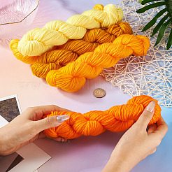 5 Bundles 5 Colors Yellow Theme Acrylic Fiber Yarn&nbsp;OCOR-TA0003-18A