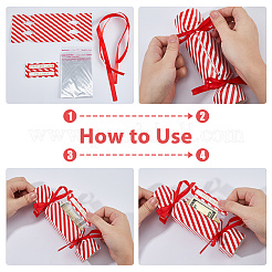6Pcs Candy Shaped Paper Christmas Surprise Pull Out Money Pouch Gift Boxes for Cash Gift&nbsp;ABAG-DC0001-06
