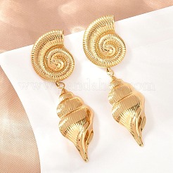 304 Stainless Steel Stud Dangle Earrings for Women&nbsp;SA-H001-09G