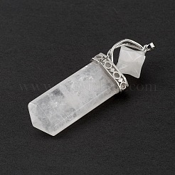 Chakra Themed Natural & Synthetic Mixed Gemstone Big Pendants&nbsp;G-L524-12P