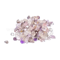 天然石アメジストビーズ  穴なし/ドリルなし  チップ  タンブルストーン  花瓶フィラーの宝石  4~15x4~7x1~7mm  約400個/100g&nbsp;G-C231-02