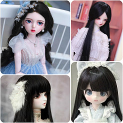 High Temperature Silk Hair Extensions Clip-in Synthetic Wig Piece for Women&nbsp;FIND-WH0400-27B