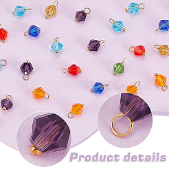 20 Sets Imitation Austrian Crystal Glass Pendants&nbsp;FIND-WR0011-76