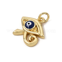 Brass Enamel Pendants&nbsp;KK-CBAA41C-07G