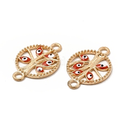 Alloy Enamel Connector Charms&nbsp;FIND-H039-19KCG-B