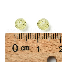 プレシオサ®クリスタルビーズ  チェコクリスタル  双円錐形(451 69 302 ロンデル)  80100 ジョンキル  5mm  穴：1mm&nbsp;X-PRC-BA5-80100