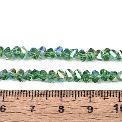 Electroplate Transparent Glass Beads Strands&nbsp;GLAA-N021-4mm-27
