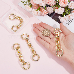 4Pcs 2 Styles Alloy Link Bag Strap Extender&nbsp;FIND-UN0003-10