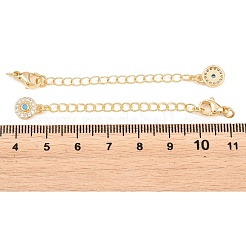 Brass Curb Chain Extender&nbsp;KK-P354-12G