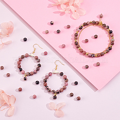 3 Strands Natural Rhodonite Beads Strands&nbsp;G-NB0003-45