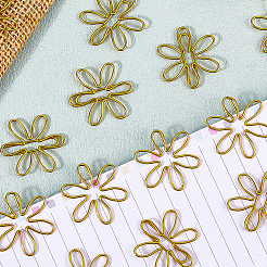 100Pcs Iron Paper Clips&nbsp;OFST-GF0001-02
