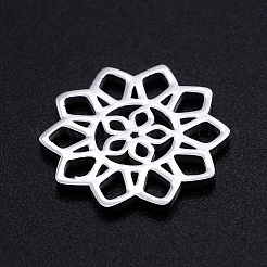 Non-Tarnish 201 Stainless Steel Filigree Joiners Links&nbsp;STAS-S105-JN893-1