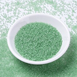 MIYUKIデリカビーズ  シリンダー  日本製シードビーズ  11/0  （db1414)透明ミント  1.3x1.6mm  穴：0.8mm  約2000PCS /ボトル  10 G /ボトル&nbsp;SEED-JP0008-DB1414