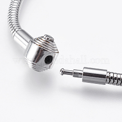 Tarnish Resistant 304 Stainless Steel European Style Bracelet Making&nbsp;STAS-I097-002B-P