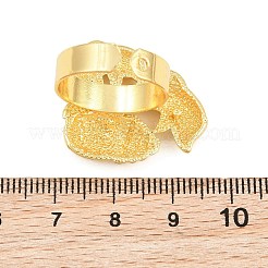 オーシャンブラスカフオープンリング  鉛フリー＆カドミウムフリー  長持ちメッキ  ラックめっき  18KGP本金メッキ  イルカ  usサイズ7 1/4(17.5mm)  表面：22x24.5mm&nbsp;KK-CBA5A76-04G-05