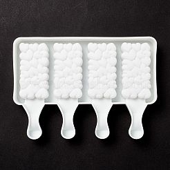 Food Grade DIY Rectangle Ice-cream Silicone Molds&nbsp;DIY-D062-03B