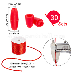 30 Sets Plastic Breakaway Clasps&nbsp;FIND-PH0004-51