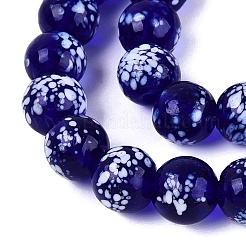 Handmade Lampwork Beads Strands&nbsp;LAMP-Q041-11F