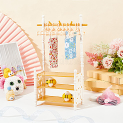Random Color Plastic Doll Clothes Shoes Rack&nbsp;AJEW-WH0332-35B