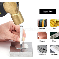 1 Set 40cr Steel Stamps&nbsp;AJEW-BC0001-71