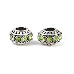Alloy Rhinestone European Beads&nbsp;MPDL-R036-01F