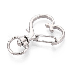 Alloy Swivel Snap Hook Clasps&nbsp;PALLOY-T090-81P