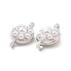 Eco-friendly Rack Plating Brass Connector Charms&nbsp;KK-F843-04P