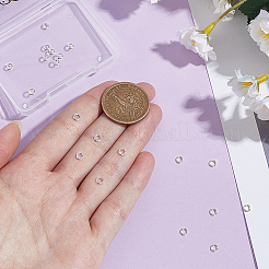 20 個 925 スターリングシルバー ラウンド リング  はんだ付け丸カン  クローズド丸カン  銀  20ゲージ  4x0.8mm  内径：2mm&nbsp;STER-BBC0009-64B-S