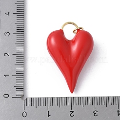 Brass Enamel Pendants&nbsp;KK-D336-08G-03