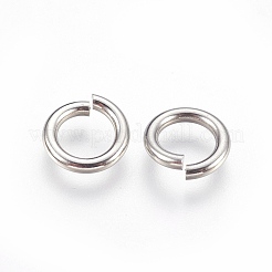 変色しにくい304ステンレス鋼の鋸切りオープン丸カン  ステンレス鋼色  12ゲージ  11x2mm  内径：7mm  300個/袋&nbsp;STAS-P212-25P-22