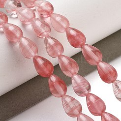 Cherry Quartz Glass Beads Strands&nbsp;G-B106-A01-01