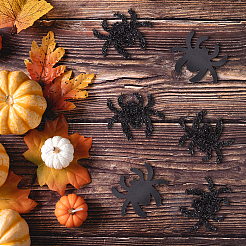 40Pcs Non-Woven Fabric Stickers Halloween Decorations&nbsp;AJEW-GF0005-06