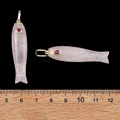 Natural & Synthetic Mixed Gemstone Carved Pendants&nbsp;GG-CBA8D06-01G