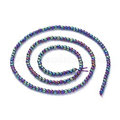Electroplate Glass Beads Strands&nbsp;EGLA-K014-A-FP10