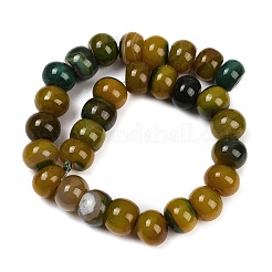 Dyed Natural Agate Beads Strands&nbsp;G-U030-A01-04