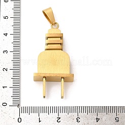 PVD Vacuum Plating 304 Stainless Steel Pendants&nbsp;STAS-L081-041G-1