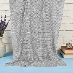Aluminum Rhinestone Mesh Beaded Trim&nbsp;DIY-WH0750-412A