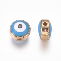 Acrylic Enamel Beads&nbsp;ACRC-WH0001-01B