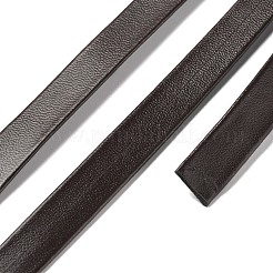 10mのPU合成皮革コード  フラット  ココナッツブラウン  10x1mm  約10.94ヤード（10m）/ロール&nbsp;OCOR-XCP0002-81