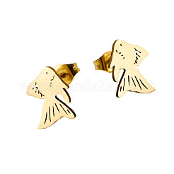 304 Stainless Steel Stud Earrings for Women&nbsp;WGC8BC2-01