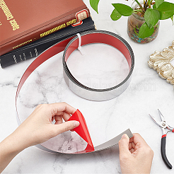 Stainless Steel Self-Adhesive Flexible Molding Trim&nbsp;FIND-WH0290-42C-P