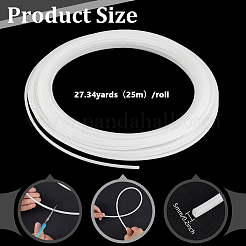 25m PEプラスチックボーン  モデリングスティック  ラウンド  古いレース  5mm&nbsp;KY-BC0001-45A
