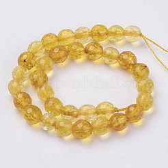 Natural Quartz Crystal Beads Strands&nbsp;G-G099-F4mm-19