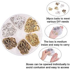 Tibetan Style Alloy Pendants&nbsp;PH-TIBE-G012-03