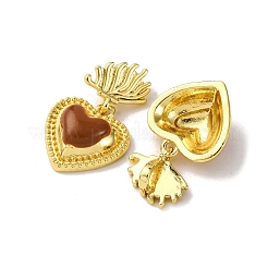 Brass Enamel Pendants&nbsp;KK-F911-26G-01